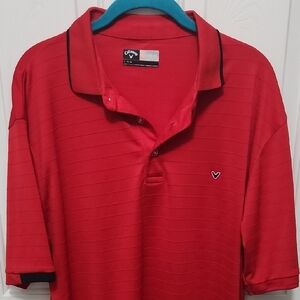 Callaway Red Polo Shirt